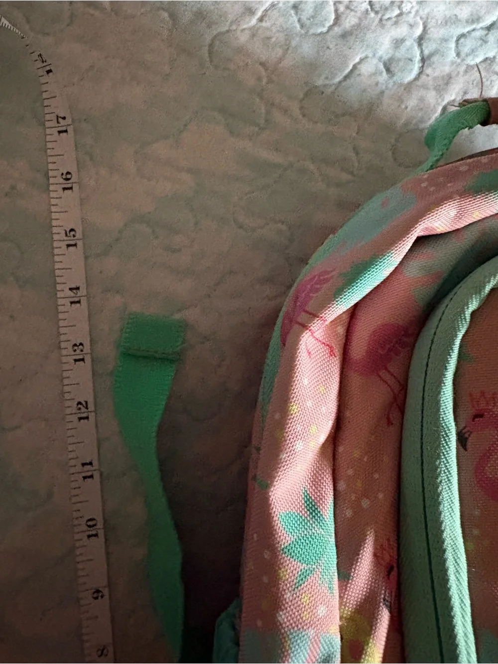 Bentgo Pink Pineapple & Flamingo Kids Backpack with Mint Trim